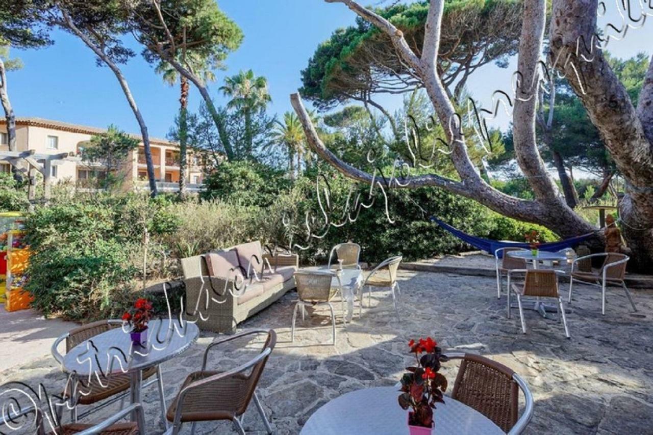 Magnifique Parc De La Presqu'Ile Avec Piscine Et Plage Face A Porquerolles ! Hyères Kültér fotó
